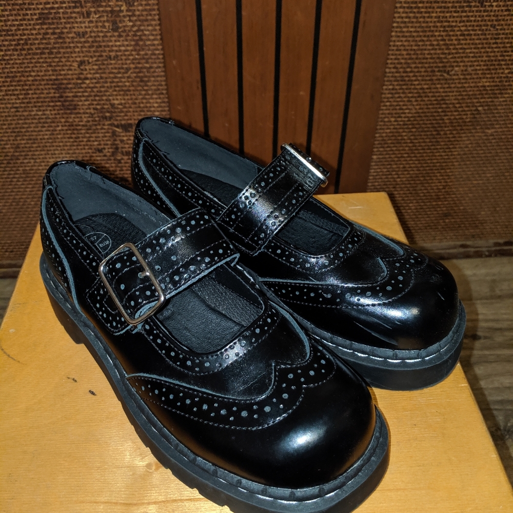 T.U.K. Brogue Mary Janes